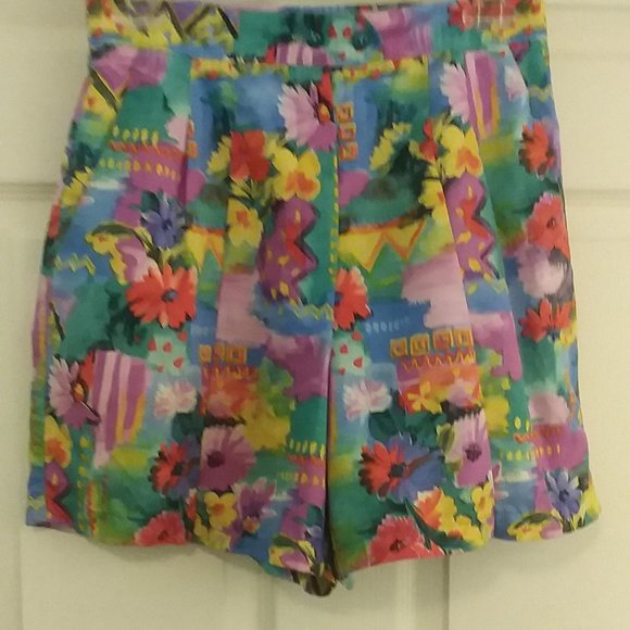 Tail Tropical Print Lined Golf Shorts Women's Sz 8 - Picture 1 of 4